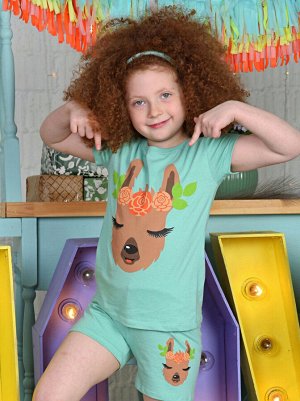 Baby Style / Комплект футболка и шорты для девочек арт. МД 005-62