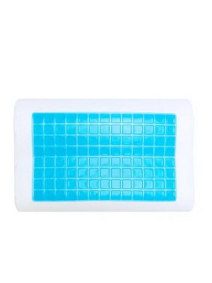 Подушка AMARO HOME Memory Foam Wave Gel  60х40х13/11 см.,белый