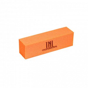 Баф для ногтей TNL medium оранжевый улучшенный, 10шт/уп
