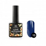 Гель - лак TNL Love autumn №13 темно-синий, 10мл