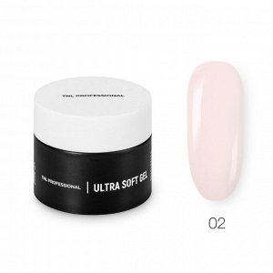 Низкотемпературный однофазный гель для ногтей TNL Ultra Soft №02 пастельный розовый, 15мл