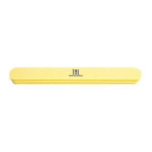 Шлифовщик для маникюра TNL узкий 180/220 желтый в индивидуальной упаковке