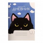 Читательский дневник 48 листов &quot;Чёрный кот&quot;, обложка мелованный картон
