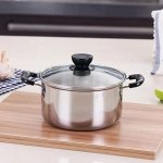 Кастрюля из нержавеющей стали, 20 см