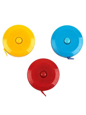 Рулетка-лента швейная сантиметровая 1,5 метра, цвет в ассортименте
