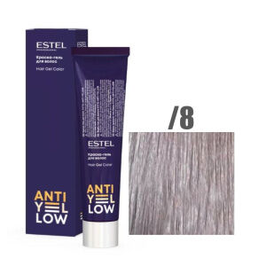AY/8 Краска-гель для волос ESTEL ANTI-YELLOW AY/8 жемчужный нюанс, 60 мл