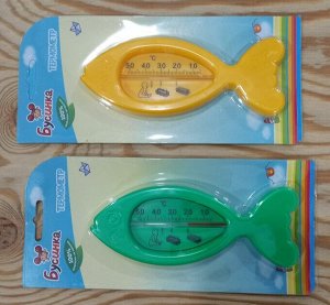 Термометр для измерения воды Рыбка (Бусинка)