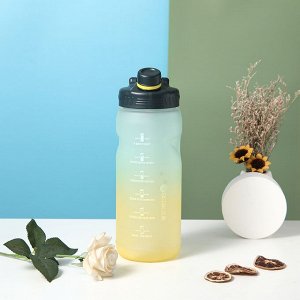 Бутылка для воды спортивная 2000 мл(желтый)