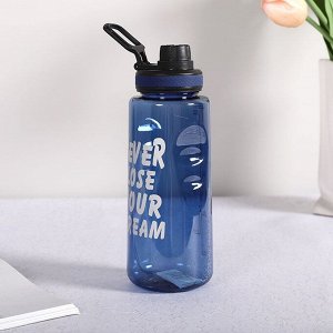 Бутылка для воды спортивная 1000 мл (синий)