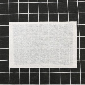 Фартук Экономь и Я «Клетка», чёрный, 56x70 ± 4 см, 100% хл, рогожка