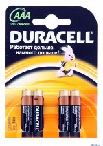 Элемент питания DURACELL LR 03-4BL Basic (цена за 4 шт.)