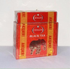 Набор Чай чёрный байховый Цейлон "Классический" 100п+25п