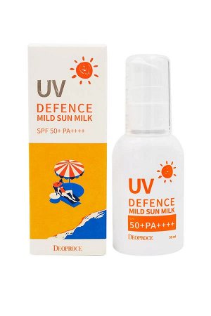 Солнцезащитное молочко Deoproce UV Deference mild sun milk SPF 50+PA+++