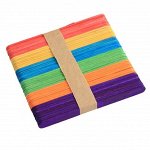 Палочки &quot;эскимо&quot; деревянные натуральные (короткие) 50шт