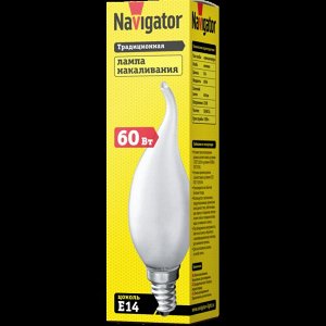 Лампа Navigator 94 335 NI-FC-60W-FR-E14-230V(10)