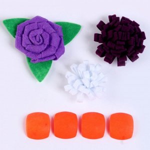 Набор для творчества: декор из фетра и набор бусин «Цветочный аромат»