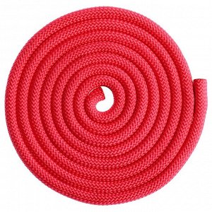 Скакалка для художественной гимнастики утяжелённая Grace Dance, 2,5 м, цвет красный