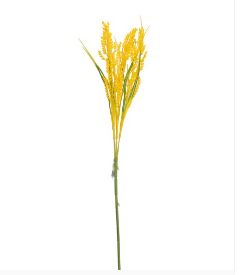 Пшеница ветка 63 см пластик цвет жёлтый