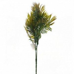 Пальма ветка 40 см цвет зеленый/красный HS-10-5