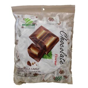 Молочные конфеты - шоколадные (Chewy Milk Candy Chocolate Flavour)360 гр (Полимерный пакет)