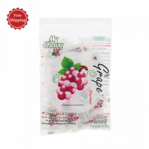 Молочные конфеты - виноград (Chewy Milk Candy Grape  Flavour)67 гр (Полимерный пакет)