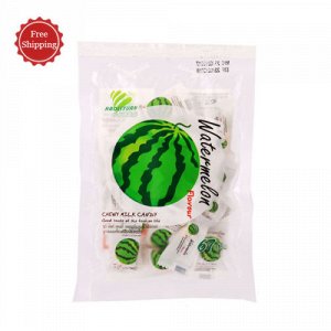 Молочные конфеты - арбузные (Chewy Milk Candy Watermelon Flavour)67 гр (Полимерный пакет)