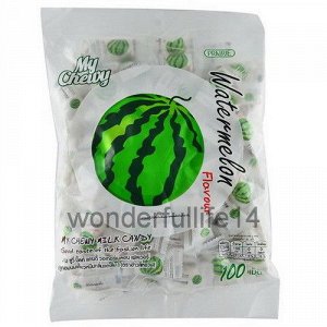 Молочные конфеты - арбузные (Chewy Milk Candy Watermelon Flavour)360 гр (Полимерный пакет)