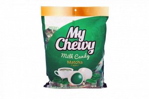 Молочные конфеты - зеленый чай (Chewy Milk Candy Green Tae Flavour)360 гр (Полимерный пакет)