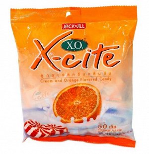Конфеты X-CITE со  вкусом  апельсина  со  сливками (X-CITE Cream and Orange flavored candy)