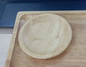 Бамбуковая тарелка маленькая(круглая)