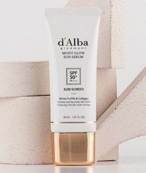 Cыворотка для загара d'Alba White Truffle Moist Glow Sun Serum 30мл.