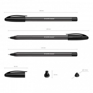 Ручка шариковая Erich Krause U-108 Original Stick 1.0, Ultra Glide Technology, черная