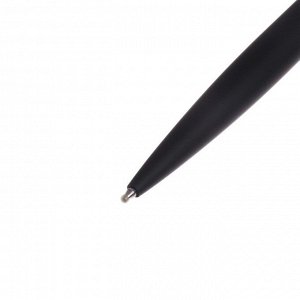 Ручка шариковая поворотная, 1.0 мм, Bruno Visconti VERONA, стержень синий, чёрный металлический корпус, в металлическом футляре