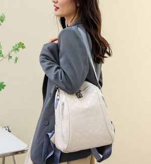Рюкзак-сумка женский, повседневный, водонепроницаемый экокожа