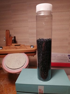 Органайзер цилиндр для пуговиц, цвет прозрачный