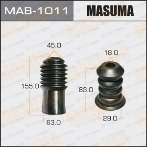 Защитный комплект амортизатора универсальный Masuma, под шток Ø18мм, 1 пыльник + 1 отбойник, арт. MAB-1011