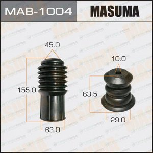 Защитный комплект амортизатора универсальный Masuma, под шток Ø10мм, 1 пыльник + 1 отбойник, арт. MAB-1004