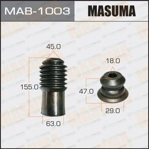 Защитный комплект амортизатора универсальный Masuma, под шток Ø18мм, 1 пыльник + 1 отбойник, арт. MAB-1003