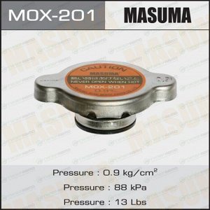 Крышка радиатора "Masuma"  (NGK-P539, TAMA-RC10, FUT.-R124, V0113-0S09, V9113-RS09)   0.9 kg/cm