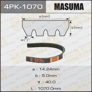 Ремень ручейковый "Masuma" 4PK-1070