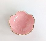 Керамическая тарелка для приправ, цвет розовый