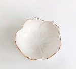 Керамическая тарелка для приправ, цвет белый