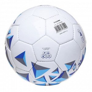 СИМА-ЛЕНД Мяч футбольный ATEMI CRYSTAL, PVC, бел/темно син, размер 4, р/ш, окруж 65-66