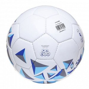 Мяч футбольный ATEMI CRYSTAL, PVC, бел/темно син, размер 5, р/ш, окруж 68-70