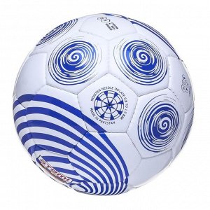 Мяч футбольный ATEMI TARGET, PVC, бел/синий , размер 5, р/ш, окруж 68-70