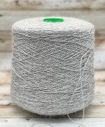 Пряжа для вязания 100 гр, Lino seta  60 % лен extrafine 40% шелк  500м/100г Grigio