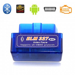 Автосканер диагностический ELM327 OBD2 Mini V1.5 Bluetooth / Сканер для автомобиля / Адаптер OBD