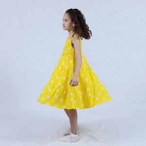 Платье для девочек желтый