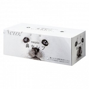 Бумажные двухслойные салфетки Funny Noses, 200 шт, 1 пачка/Япония