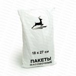 Пакет фасовочный мини 18х27 см., 8 мкм., белый (1 уп. 1000 шт.)